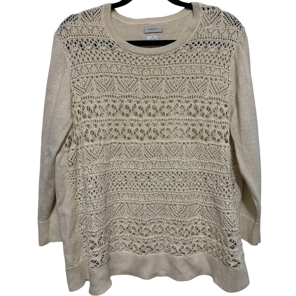 Van Heusen XXL crochet sweater